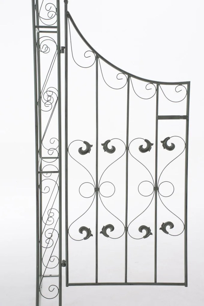 Oblúk na ruže Sima s bránkou - Zelená antik