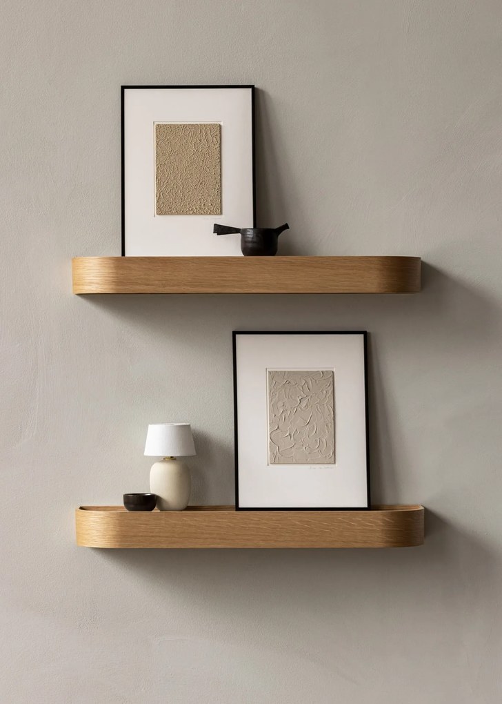 Audo Copenhagen Víceúčelová drevená polica Epoch Shelf Oak 79 cm