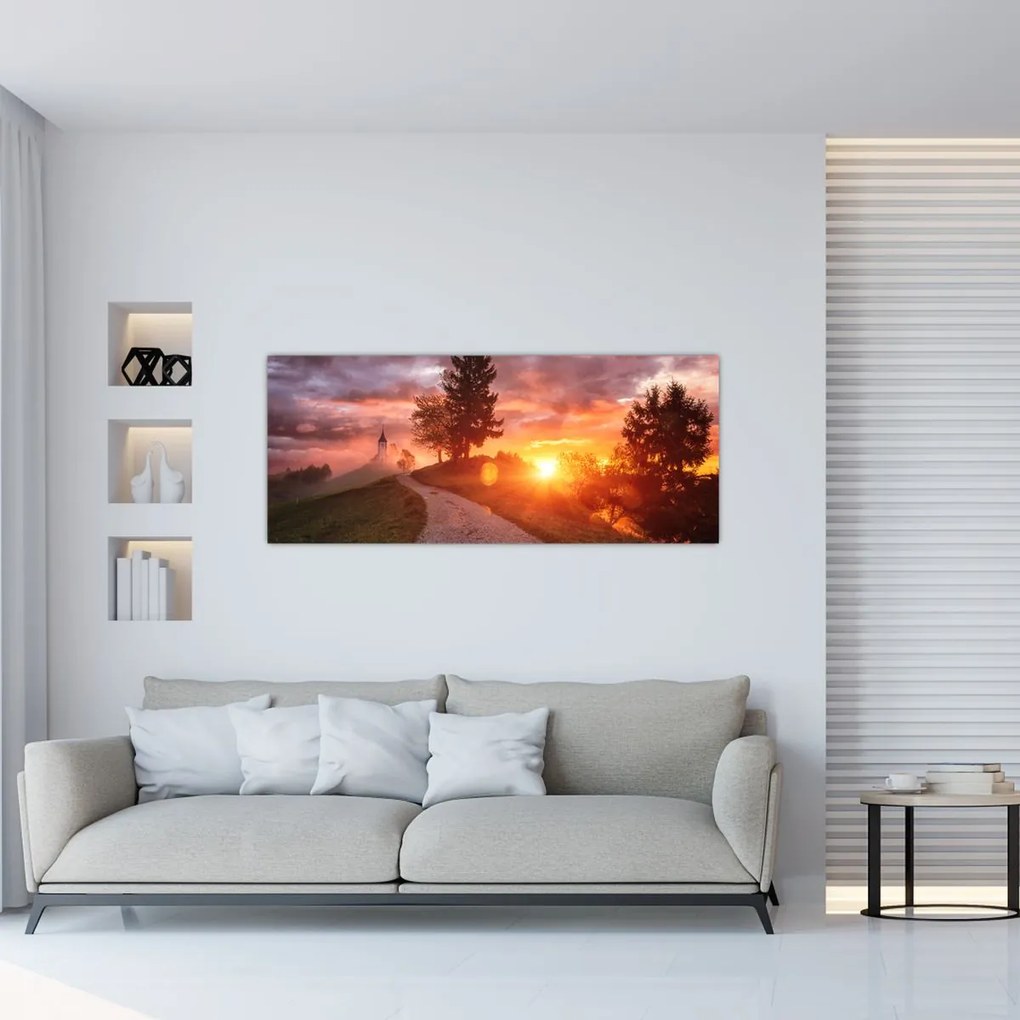 Obraz - Jamnik, Slovinsko (120x50 cm)