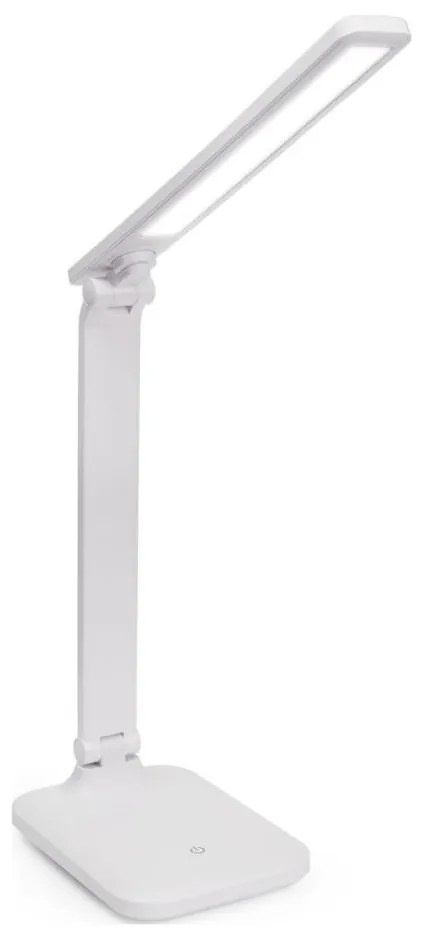 LED stmievateľná dotyková stolná lampa s USB portom REMUS LED/5W/230V biela