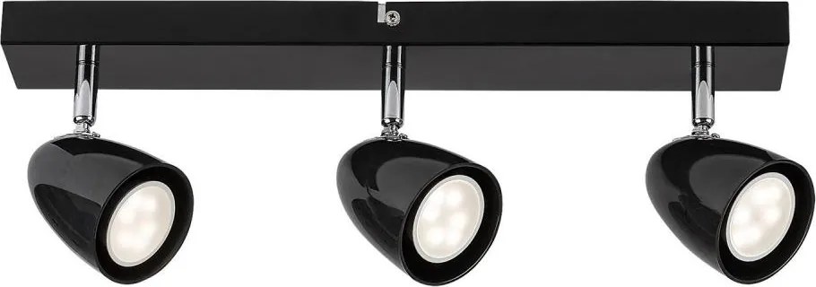 Rabalux 73019 - Bodové svietidlo PERICO 3xGU10/5W/230V čierna