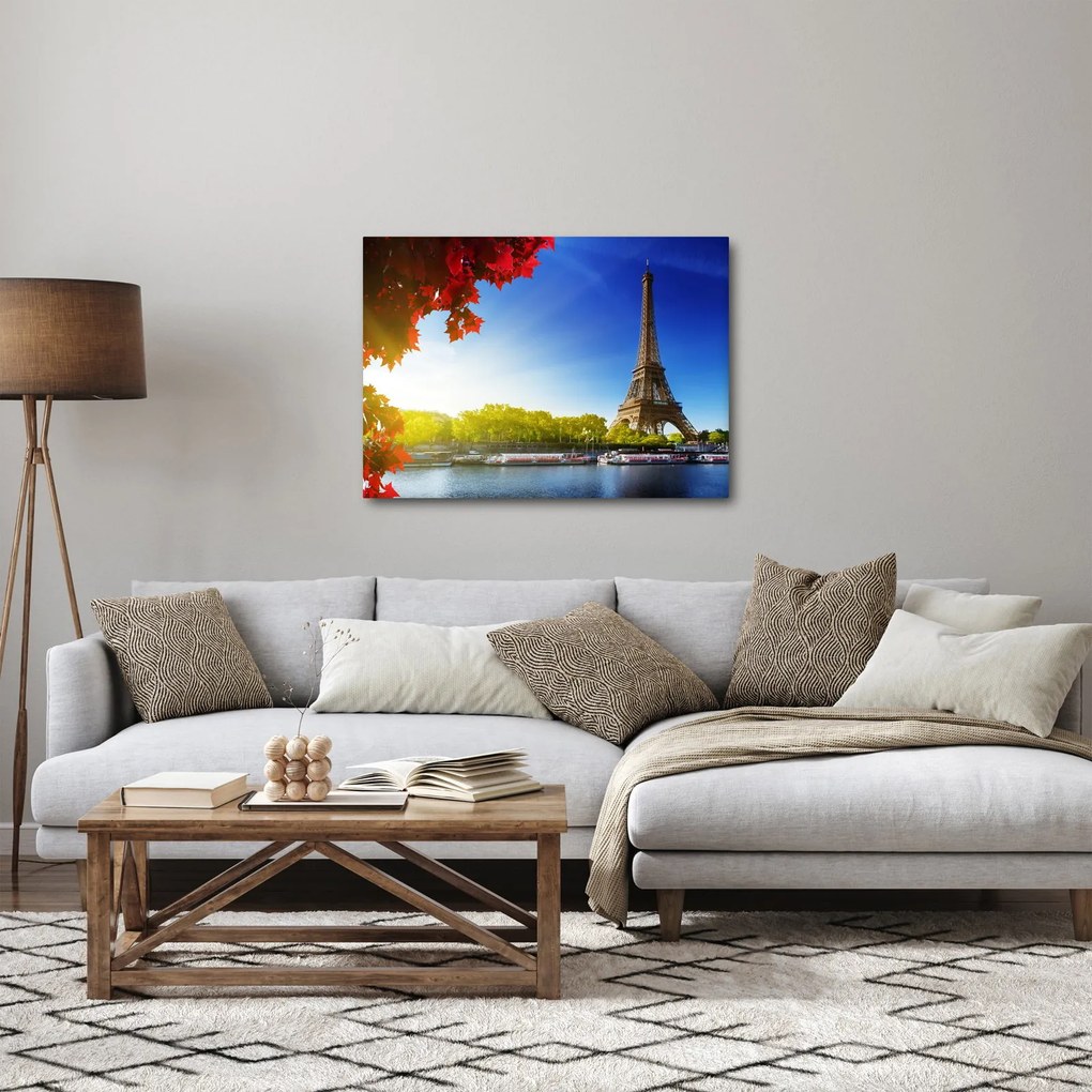 Obraz - jeseň v Paríži (70x50 cm)