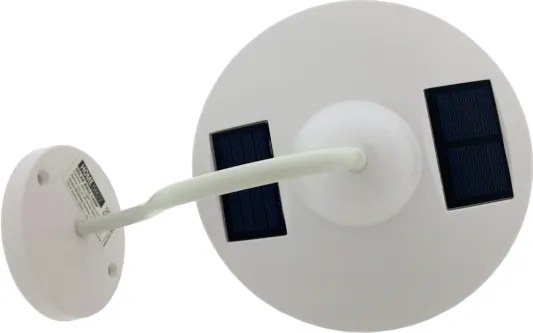 LED Solárne nástenné svietidlo LED/0,5W/1,2V IP44 biela