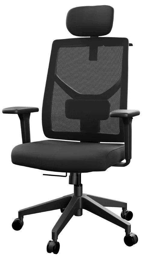 Liftor Focus ergonomická kancelárska stolička, čierna