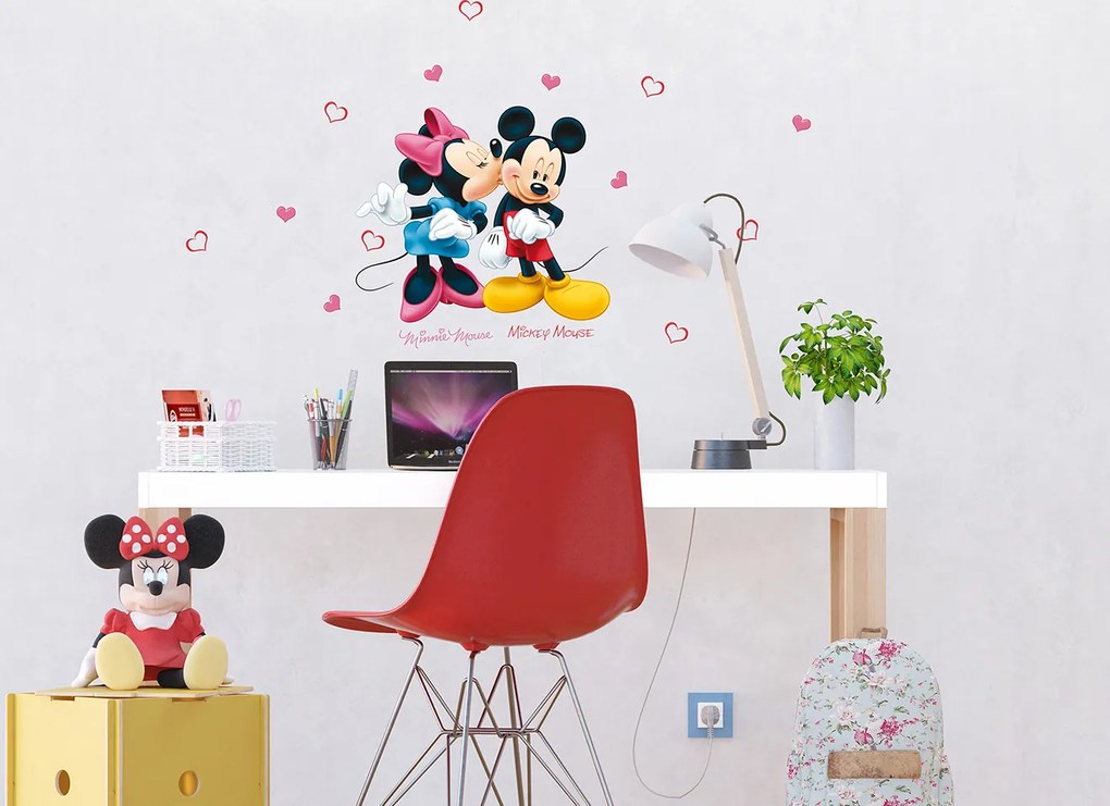 Detská samolepka DISNEY MICKEY &amp; MINNIE 30x30 cm
