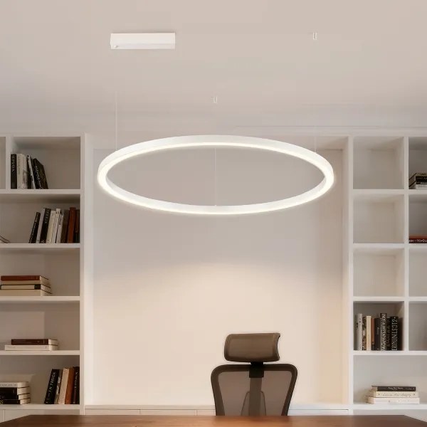 BRILAGI - stmievateľný LED luster na lanku PORTOFINO LED/60W/230V priemer 80 cm biela s diaľkovým ovládaním