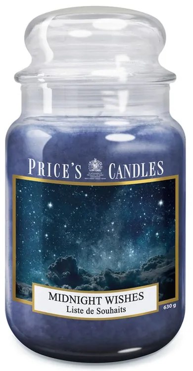 PRICE´S MAXI sviečka ve skle Midnight Wishes - horenie 150h