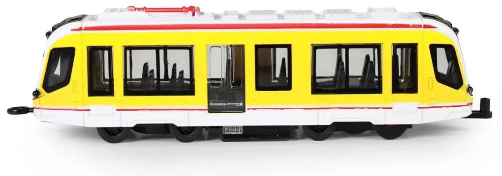 RAPPA Kovová električka - žltá, 20cm