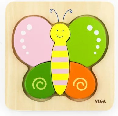 Prvé detské puzzle Viga 50170 motýľ