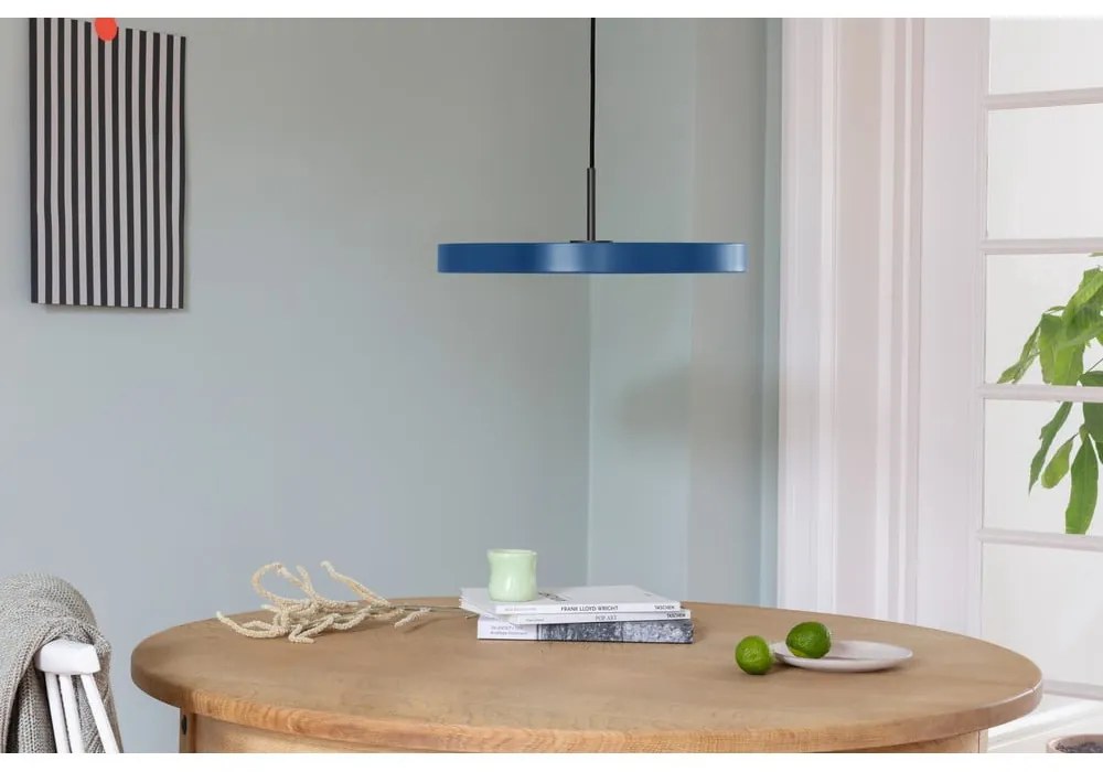 LED závesné svietidlo v petrolejovej farbe s kovovým tienidlom ø 43 cm Asteria Medium – UMAGE