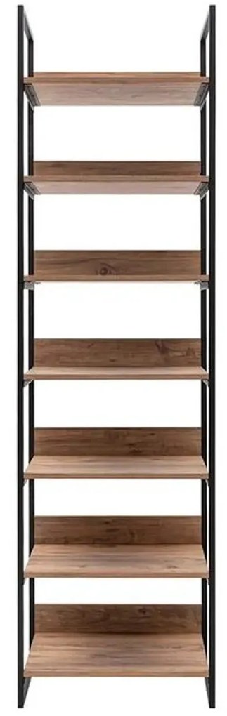 Regál Dynamic 64 cm borovica Atlantic/čierny