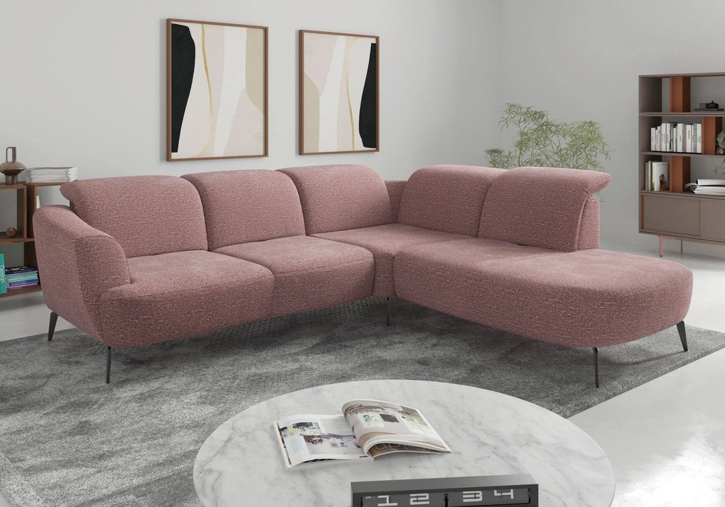 XXXLutz ROHOVÁ SEDAČKA, textil, baklažánová Sit & More - Sedačky - 00014401852S