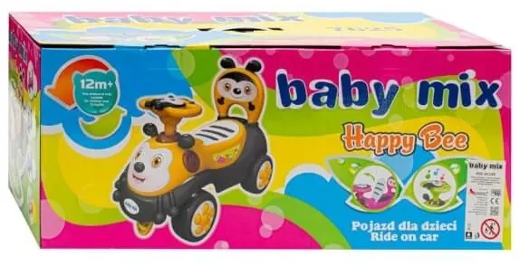 Detské odrážadlo so zvukom Happy Bee modré