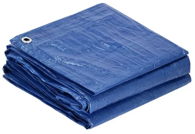 SPRINGOS Krycia plachta s okami 3x5 m, 60g PE, modrá SPRINGOS PROTECT