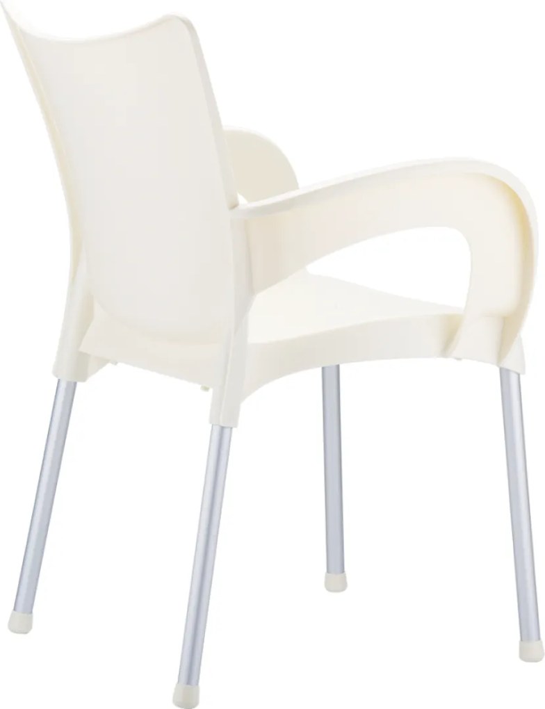 ROMEO záhradná stolička s podrúčkami beige