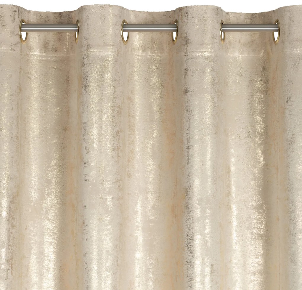 ZATEMŇOVACÍ ZÁVES NA KRÚŽKOCH RENIA 100X150 CM VZOROVANÁ