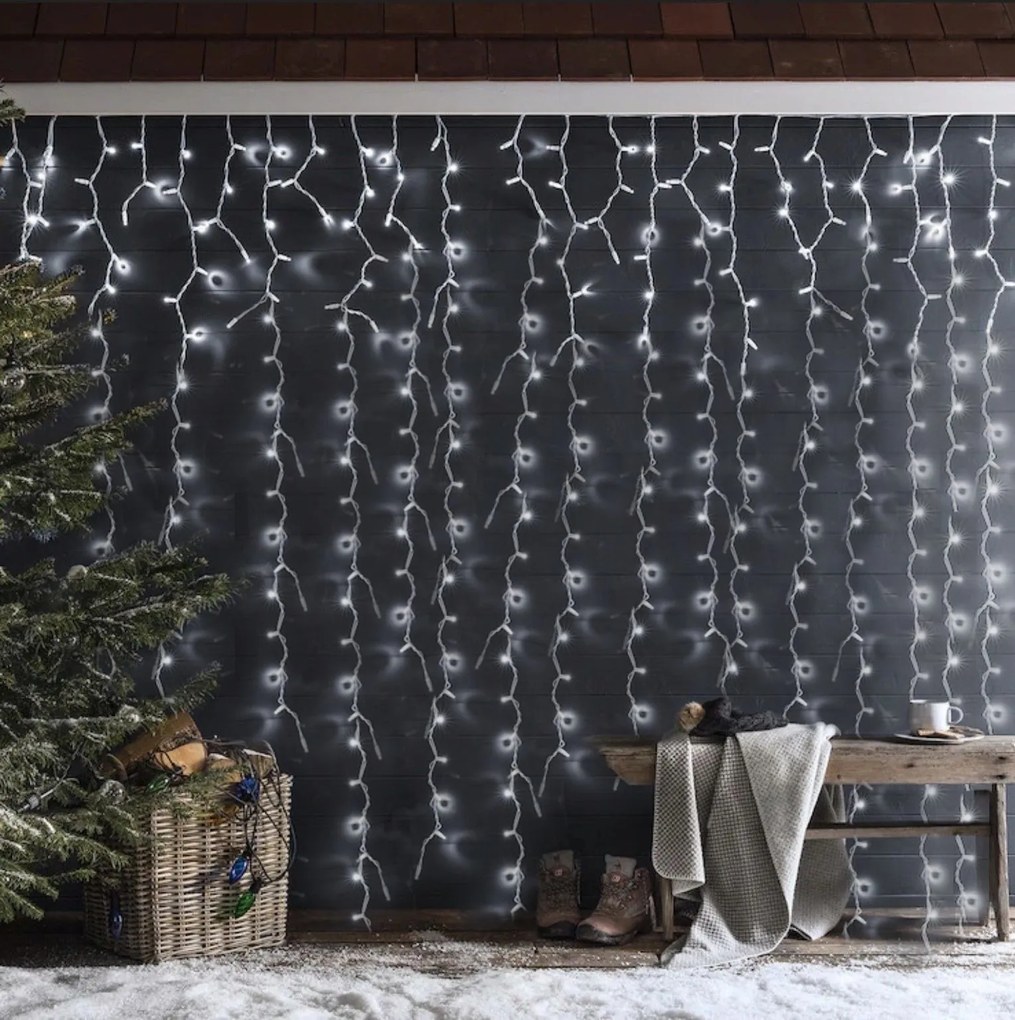 Tutumi Tutumi, LED záves 300 diód 3x3m GL2001, teplé biele svetlo, CHR-00316