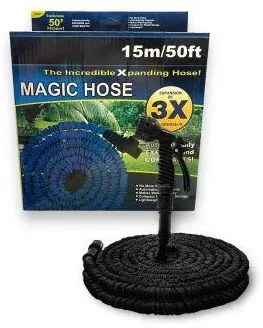Flexibilní hadice X-HOSE 15 m + malý rozprašovač - čierna