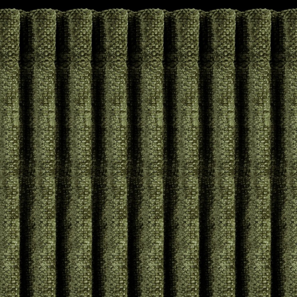 ZATEMŇOVACÍ ZÁVES NA PÁSKE NESKA 140X270 CM TMAVOOLIVOVÁ