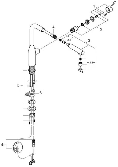 GROHE 30270DL0 - Drezová batéria ESSENCE bronzová