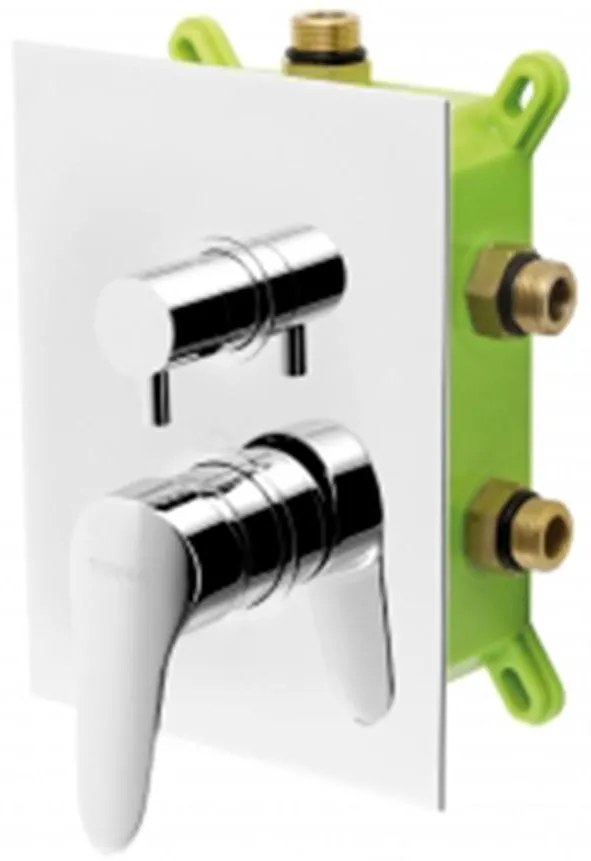 Titania Iris New podomietková vaňová batéria s boxom, 3 vývody