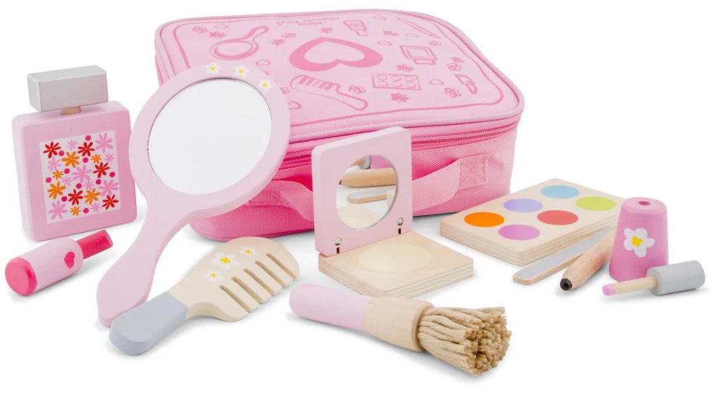 Drevená mejkap súprava v kufríku