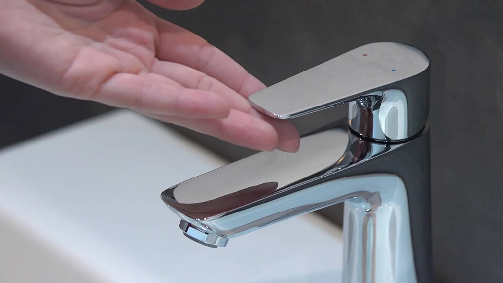Hansgrohe Talis E, umývadlová batéria 110 s odtokovou súpravou s ťahadlom, chrómová, HAN-71710000