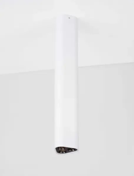 LED bielo-čierne dizajnové stropné svietidlo Etho 30