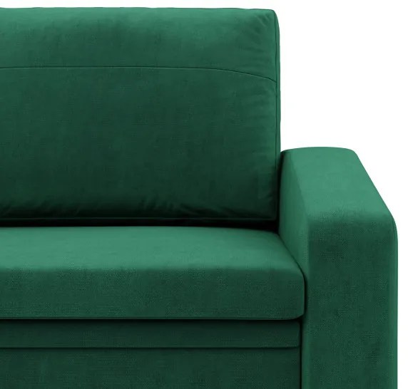 Kreslo ORBIT Kronos rozkladacie, fľaškovo zelené