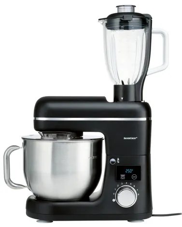 Silvercrest® Kitchen Tools Kuchynský robot s váhou, čierna (100380324)