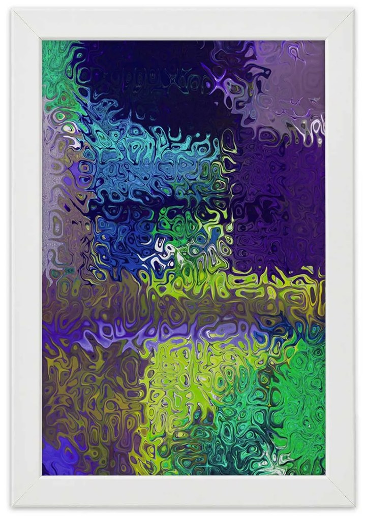Gario Plagát Fialová abstrakcia Farba rámu: Bez rámu, Rozmery: 70 x 100 cm
