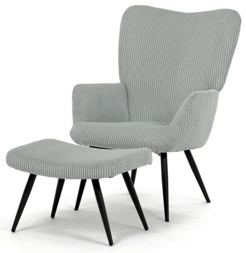 Autronic BONTEC Relaxačné kreslo, modrá, menčestrová látka, AK-L7285 BLUE6 Farba: Zelená