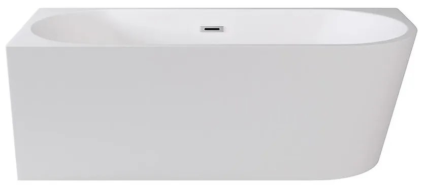 Nástenná rohová voľne stojaca vaňa Zoya 150/75 vľavo + klik-clack s čiernym prepadom