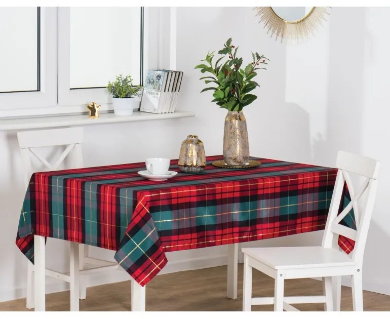 Obrus na stôl Tartan, 40x140 cm