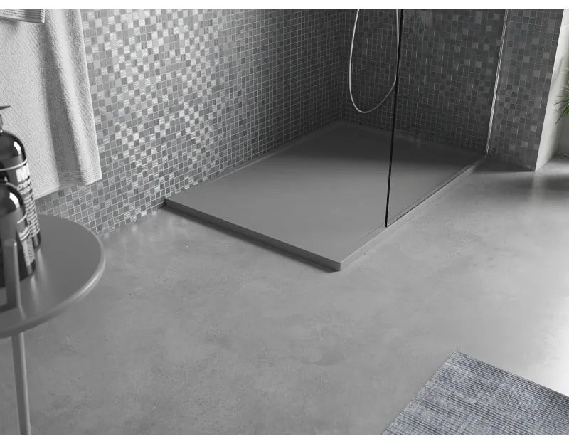 Mexen Amon, SMC obdĺžniková sprchová vanička 120 x 80 cm, šedá, 4F618012
