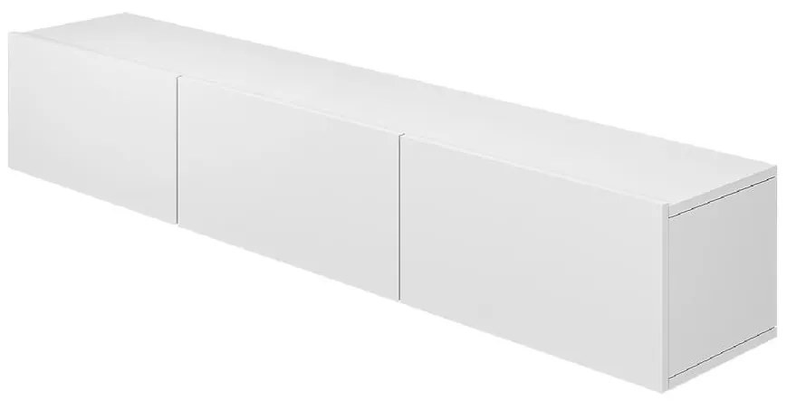 TV Stolík 180 Závesná Dallas Biela