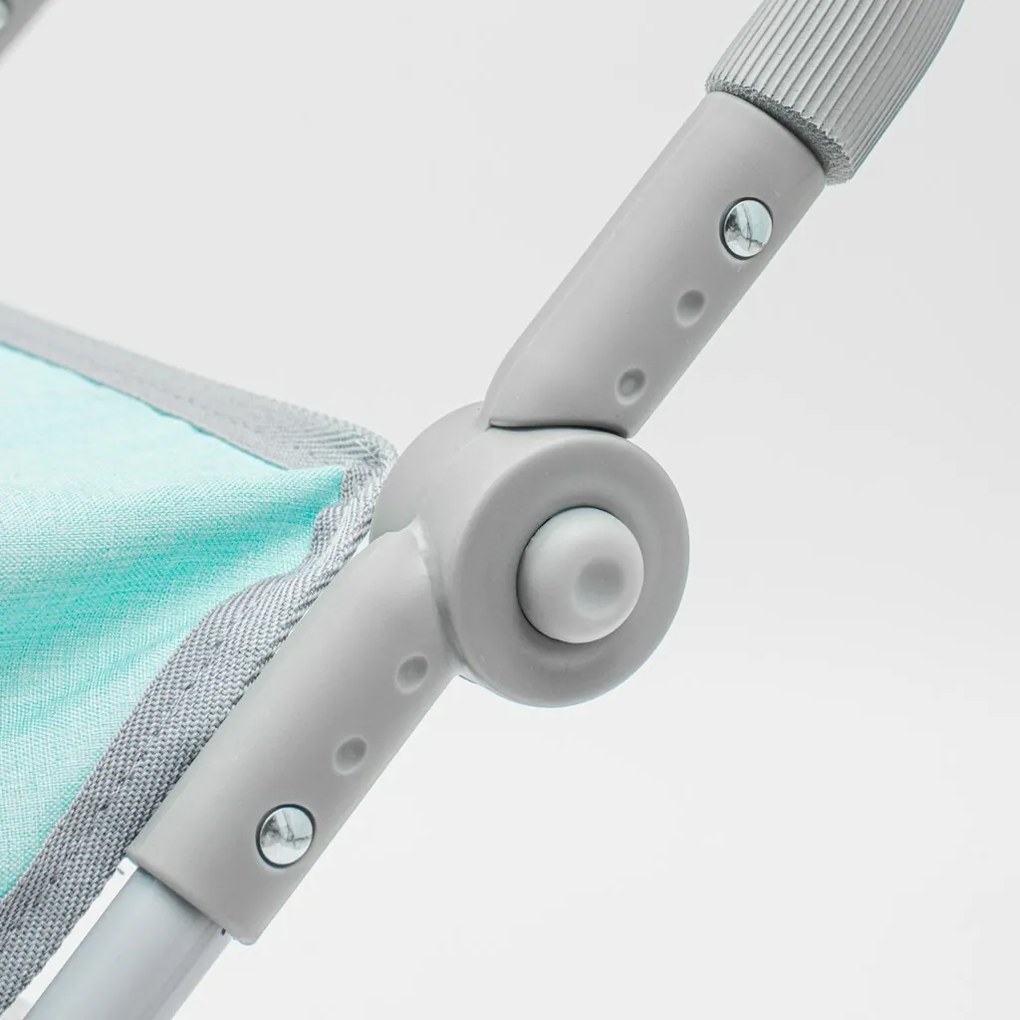 Baby Mix Športový kočík pre bábiky Lana mentolová, 58,5 x 33 x 61,5 cm