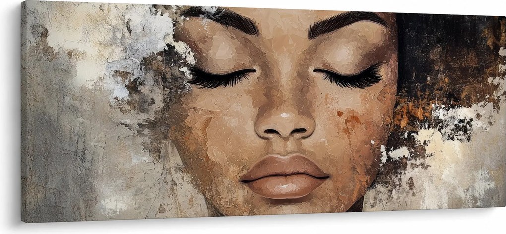 Obraz - Portrét ženy (120x50 cm)