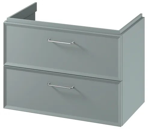 Cersanit S1017-004 - Závesná kúpeľňová skrinka pod umývadlo MILLE 80x45 cm mentolová