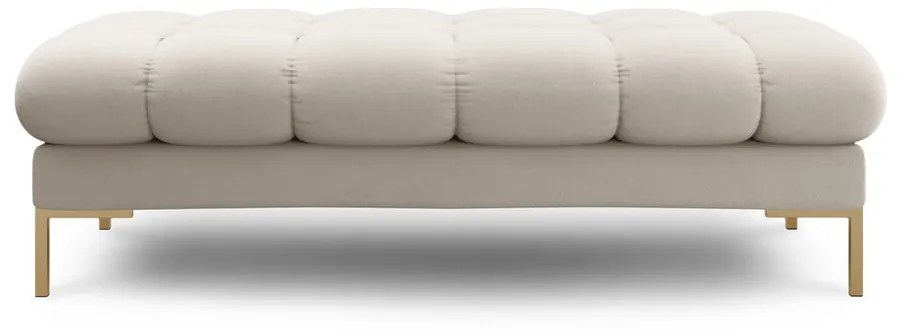 Béžová polstrovaná lavica Bali – Cosmopolitan Design