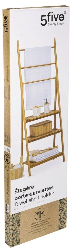 Polička do kúpeľne Bamboo, bambus
