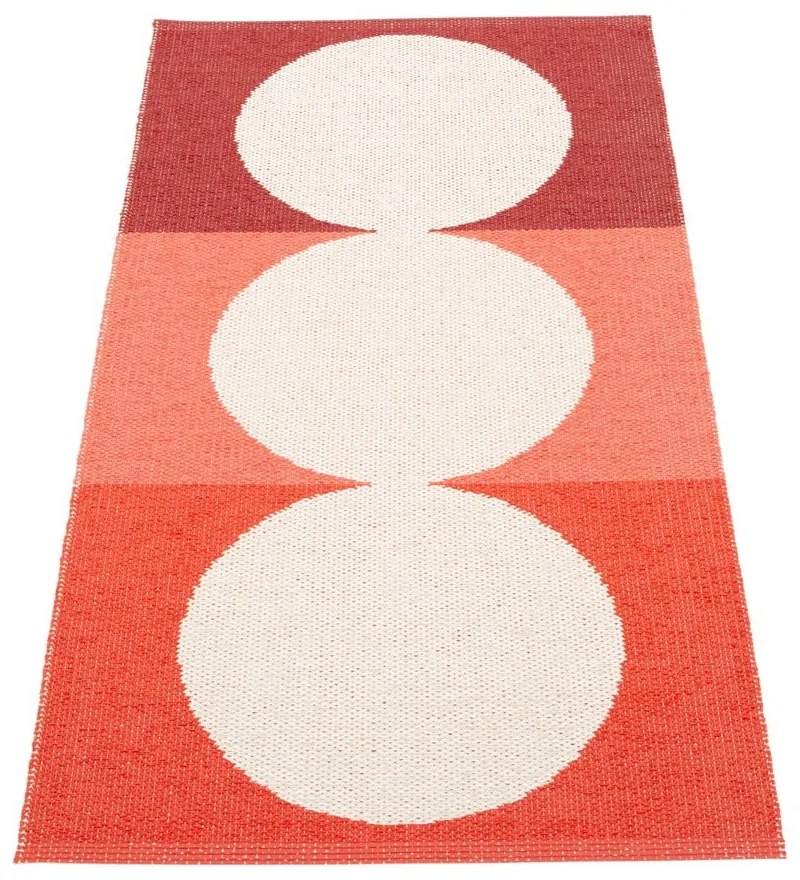 Červeno-krémový vnútorný a vonkajší koberec 70x140 cm Otto Berry – Pappelina