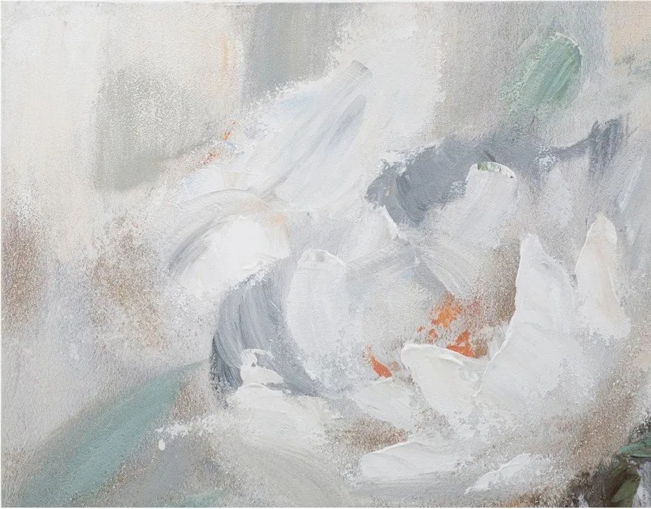 Ručne maľovaný obraz 80x100 cm Flower – Mauro Ferretti