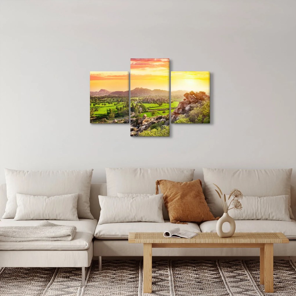 Obraz Hampi údolí v Indii (90x60 cm)