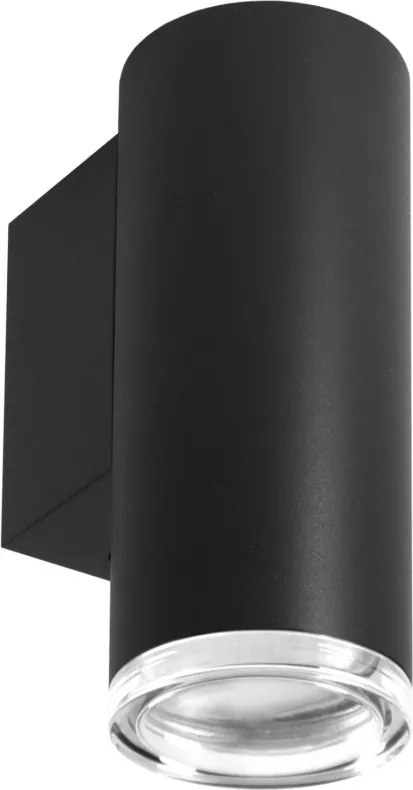 LED RGBW stmievateľné kúpeľňové nástenné svietidlo TURYN 1xGU10/6W/230V IP44 čierne