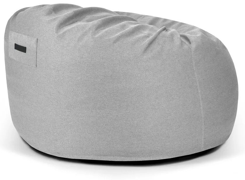 Svetlosivý sedací vak Om 110 – SLOWDOWN