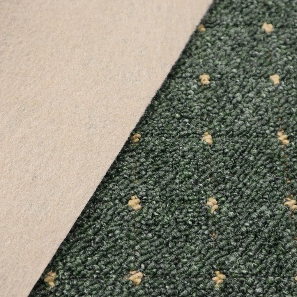 Behúň na mieru Udinese zelený, šíre 60 cm, zelená, chodba / predsieň, Condor Carpets