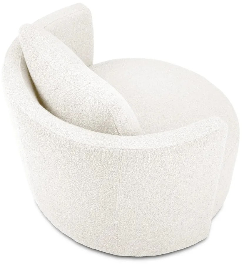 Biele otočné kreslo Interieurs 86 Nael