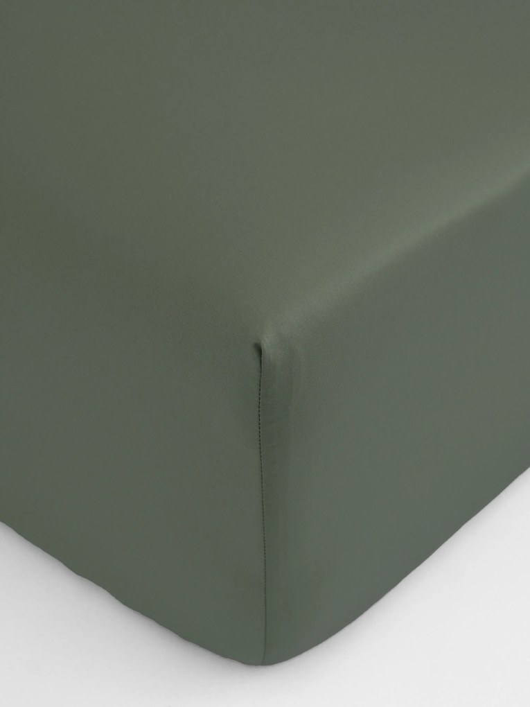 Saténová plachta Diana 200 × 200 cm - olivová