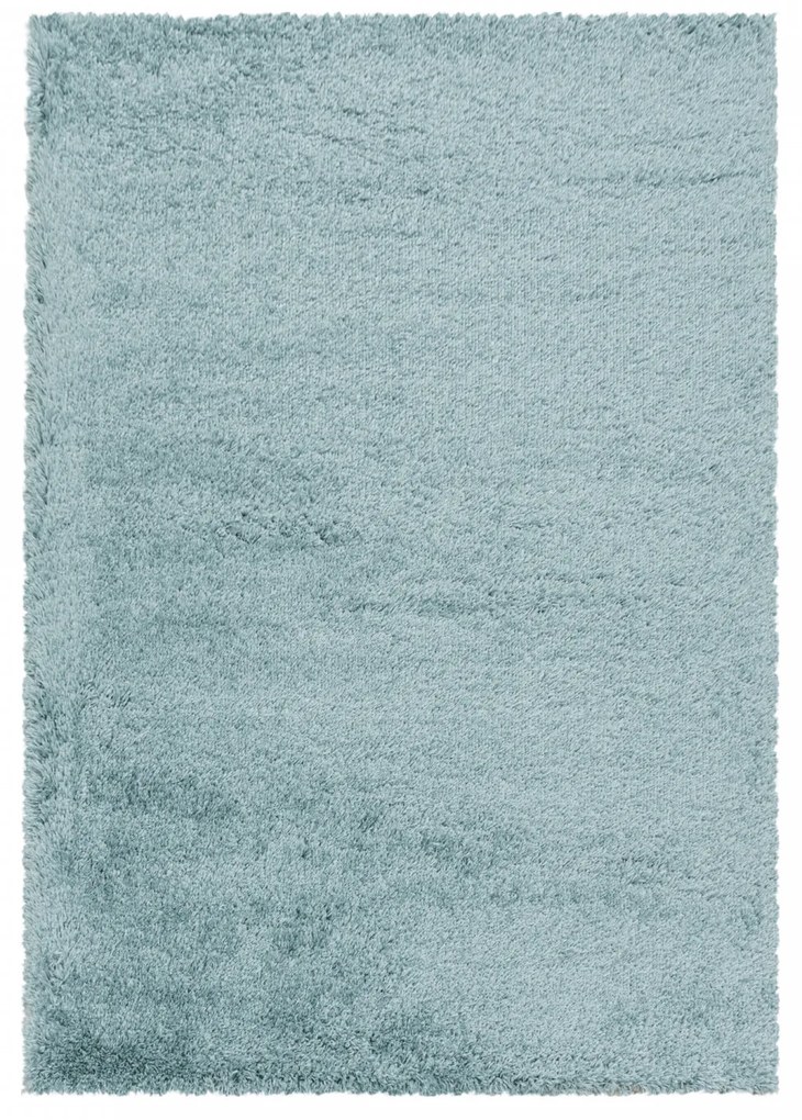 Ayyildiz, Kusový koberec Fluffy Shaggy 3500 blue, 60x110, modrá, obývacia izba